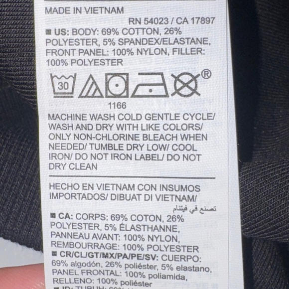 NWT Old Navy women’s dynamic fleece quilted hybrid zip hoodie size XXL - Picture 10 of 10